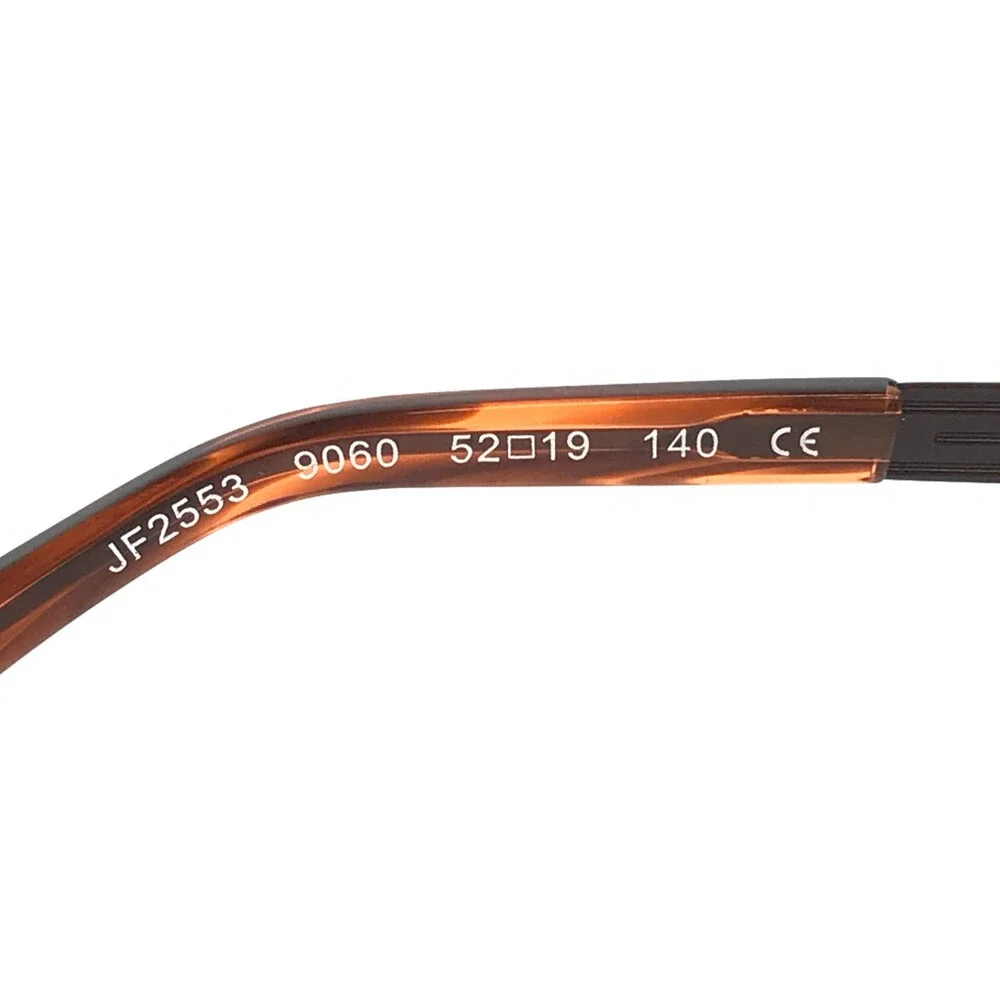 J.F. Rey Eyeglasses Frames JF2553 9060 Matte Brown Orange Horn 52-19-140